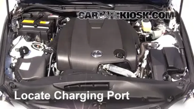 2014 Lexus IS250 2.5L V6 Aire Acondicionado Agregar Freón
